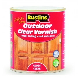 Rustins Quick Drying Outdoor Varnish Gloss 2.5ltr |r690081