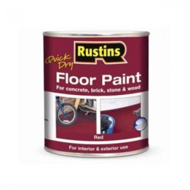 Rustins Quick Dry Red Floor Paint | 1ltr | R690224