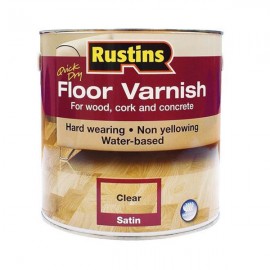 Rustins Quick Drying Floor Varnish Clear Gloss 5lt | R690068