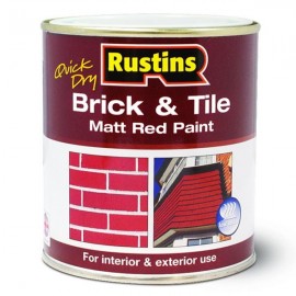 Rustins Quick Dry Brick & Tile Paint Red 250ml |r110017