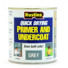 Rustins Quick Dry Primer & Undercoat | Grey  | Size Options