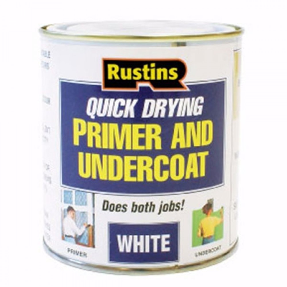 Rustins Quick Dry Primer & Undercoat | White  | 250ml | R690204