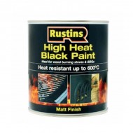 Rustins High Heat Black Paint 250ml |r800106