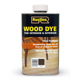 Rustins Wood Dye Dark Teak (solvent Based) 1ltr |r650079