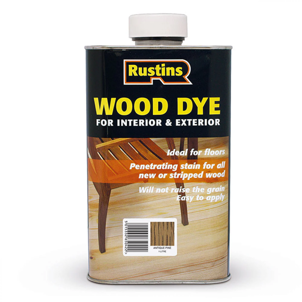 Rustins Wood Dye Antique Pine (solvent Based) 1ltr |r650092