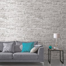 Grosfillex Element 3D Parament Wall Panelling | White Stone | 8mm | 74988C76