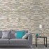 Grosfillex Element 3D Parament Wall Panelling | Beige Siding | Pack of 3 | 74988C79
