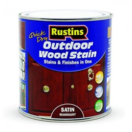 Rustins Quick Dry Outdoor Woodstain Mahogany 2.5ltr|r690139