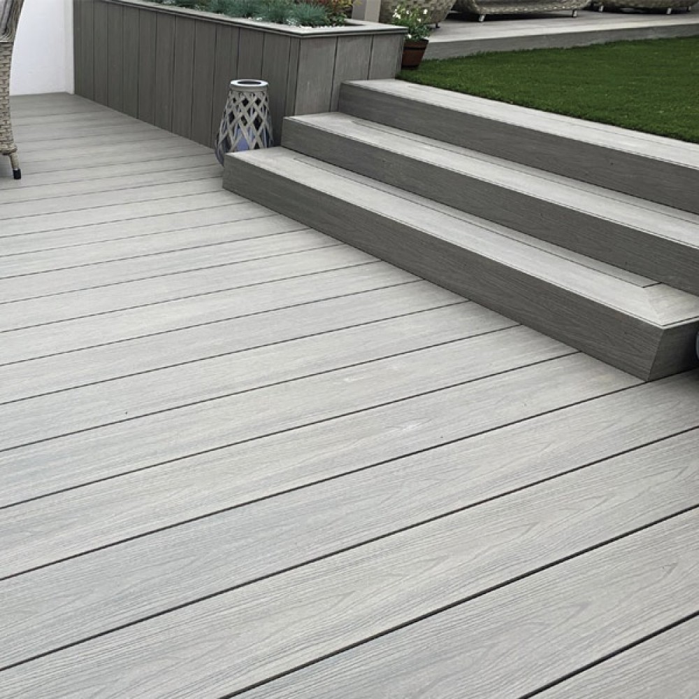 Ultrashield Composite Decking Board | Old Mist | 210mm X 23mm X 3.6m
