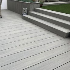 Ultrashield Composite Decking Board | Old Mist | 210mm X 23mm X 3.6m