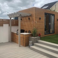 Ultrashield Composite Decking Board | Old Mist | 210mm X 23mm X 3.6m