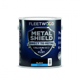 Fleetwood Metal Shield Matt Black 1 Ltr | Msmo01bl