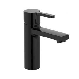 Roca Naia Basin Mixer Tap Titanium Black
