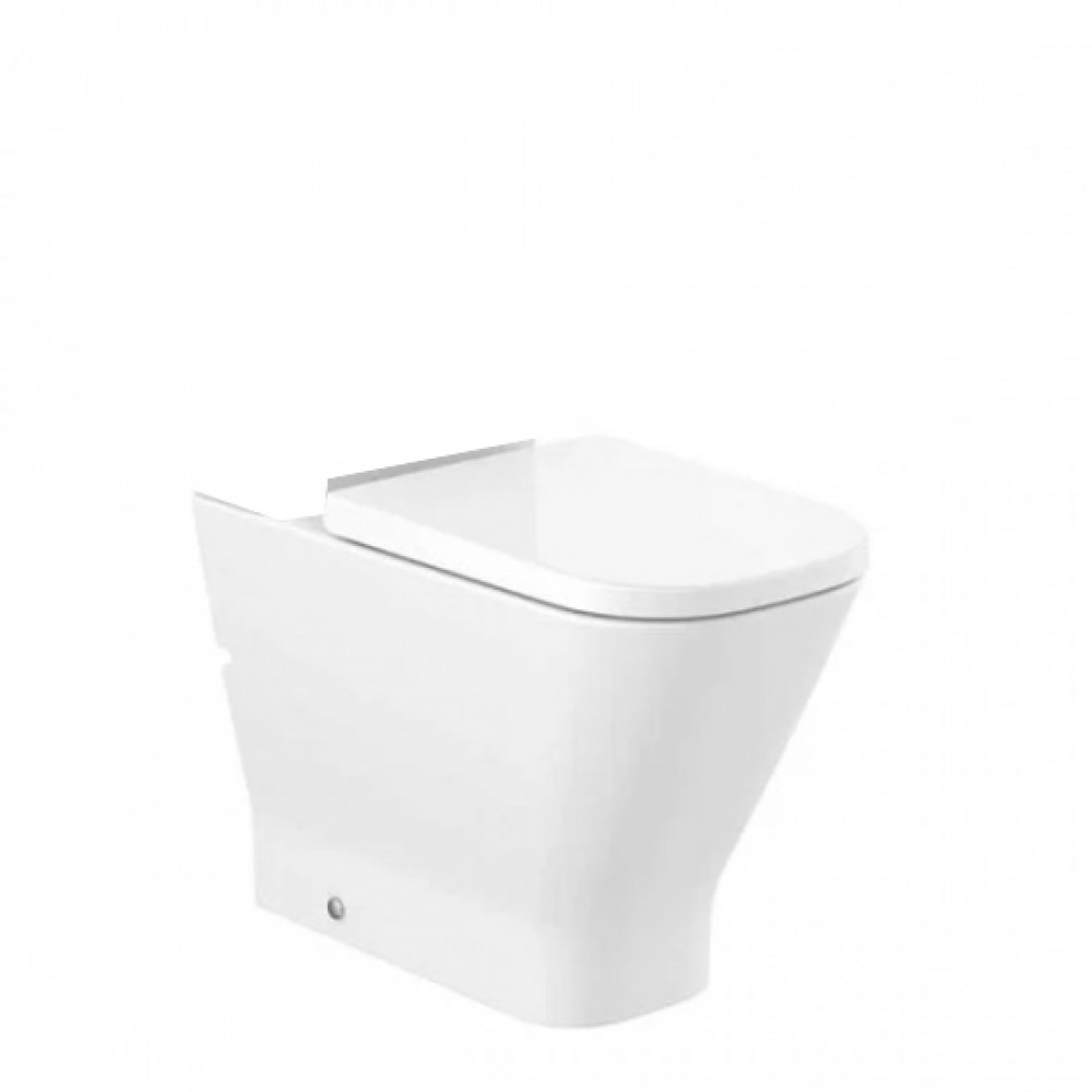 Roca The Gap Square Comfort Height Back-to-wall Pan | A3421AC000