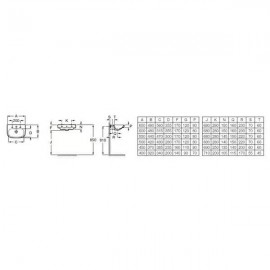 Roca Debba one tap hole basin 500mm White | A32599600U 