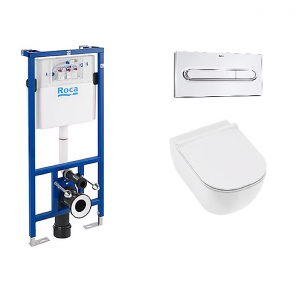 Roca WC Frame set Mio Wall Hung Pan & Seat | Z8267140000001