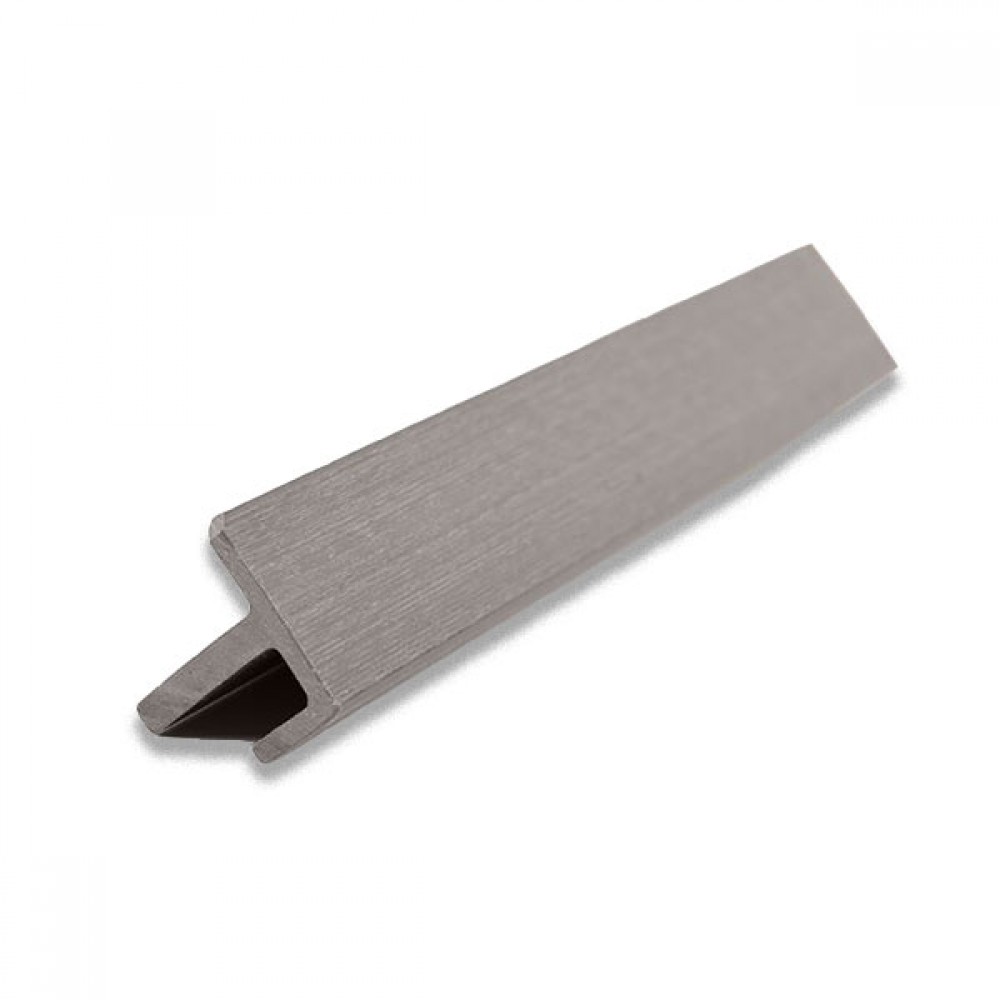 Ultrashield Silver Grey End Trim Trad Cladding