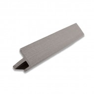 Ultrashield Silver Grey End Trim Trad Cladding