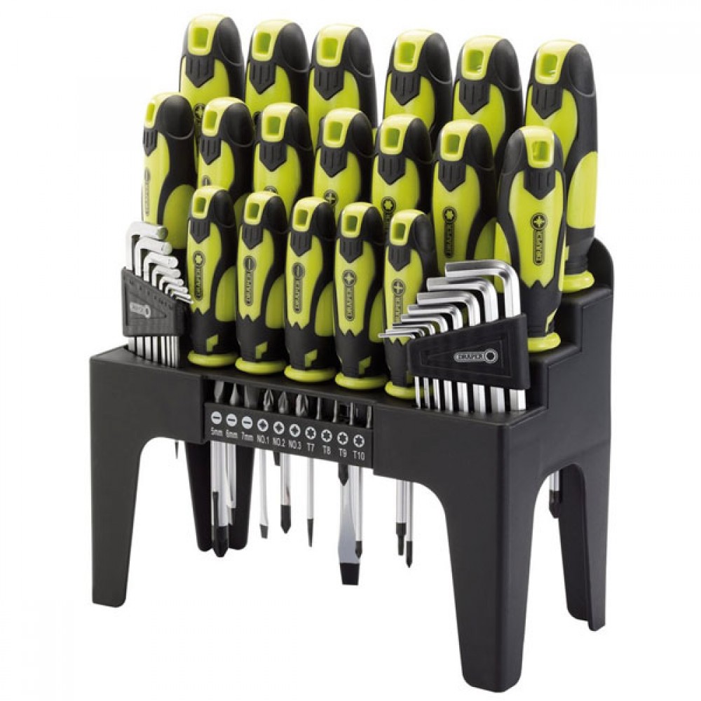 Screwdriver, Hex Key & Bit Set | 44 Pce | 78619