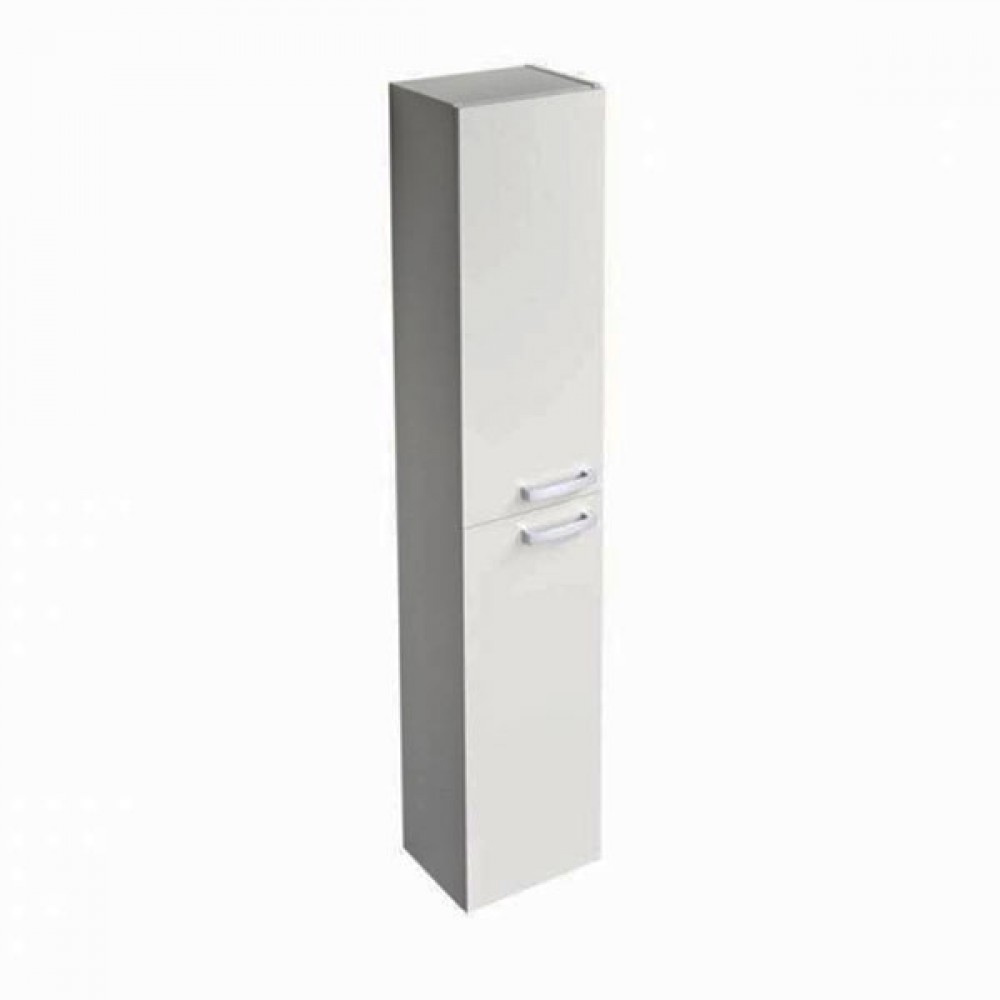 Tempo Column Unit- 2 Doors Gloss White | 300 x 235 x 1500mm 