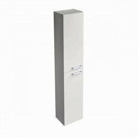 Tempo Column Unit- 2 Doors Gloss White | 300 x 235 x 1500mm 