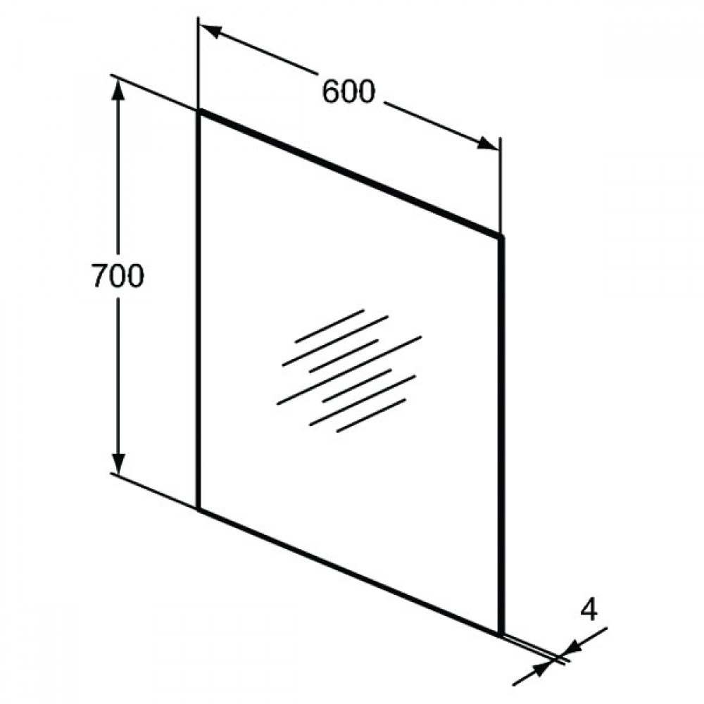 Ideal Standard Mirror | 600x700 | T3366