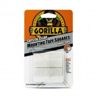 Gorilla Heavy Duty Mounting Tape | 2.5cm Squares | Clear
