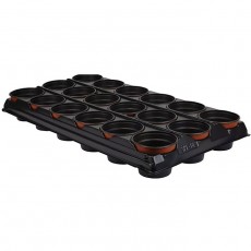 Growing Tray 9cm Round Pots | 18