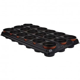 Growing Tray 9cm Round Pots | 18