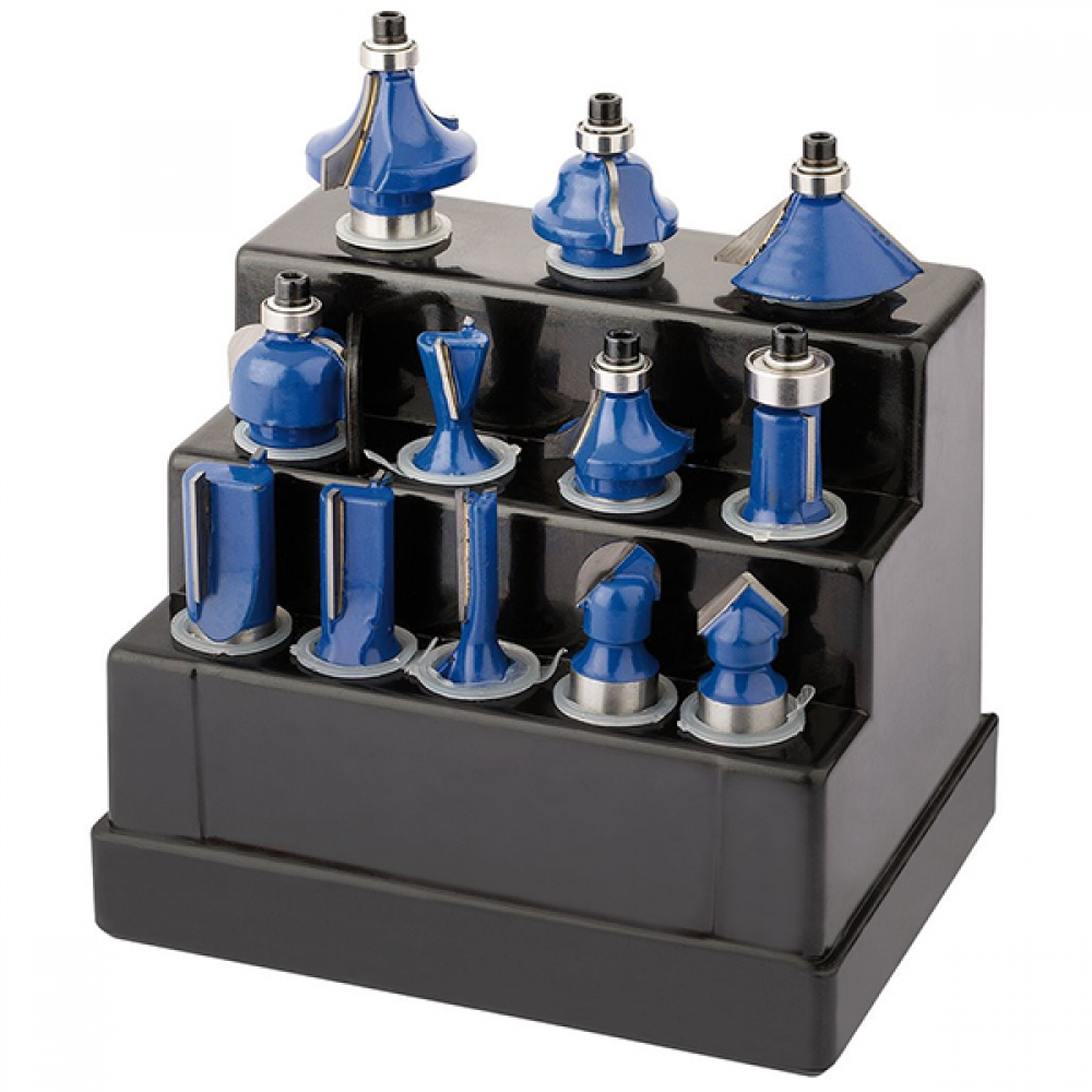 Draper 12pc 1/2" Router Bit Set | 72893