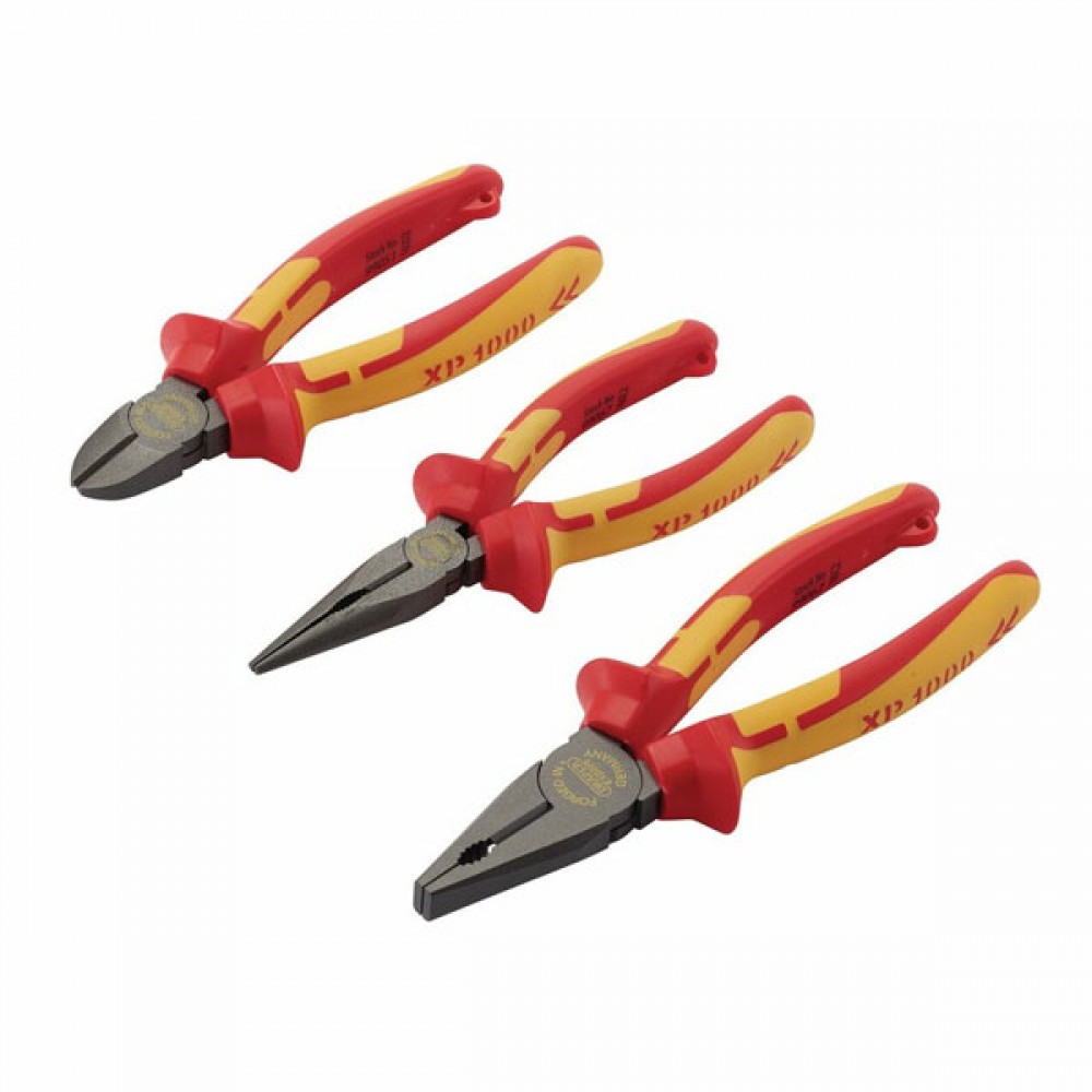 Draper VDE Pliers Set Tethered | 3 Piece | 99070