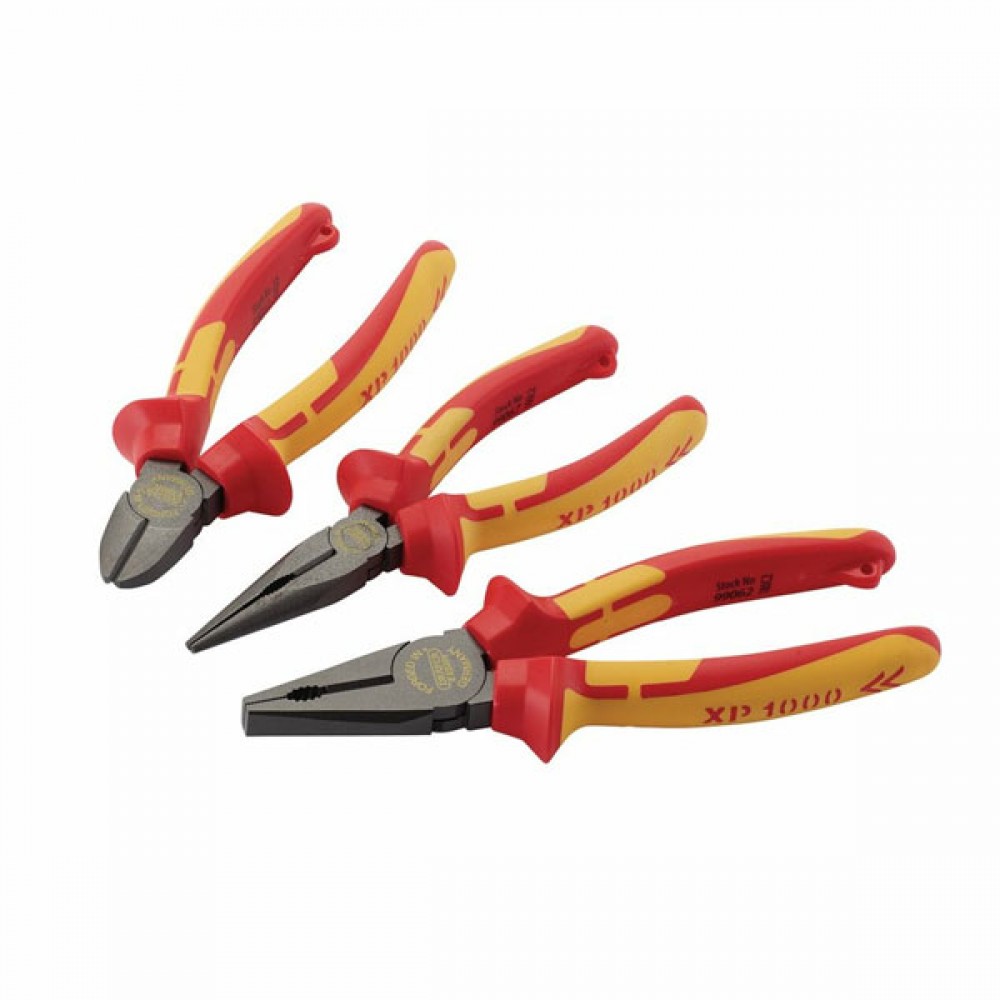 Draper VDE Pliers Set Tethered | 3 Piece | 99070