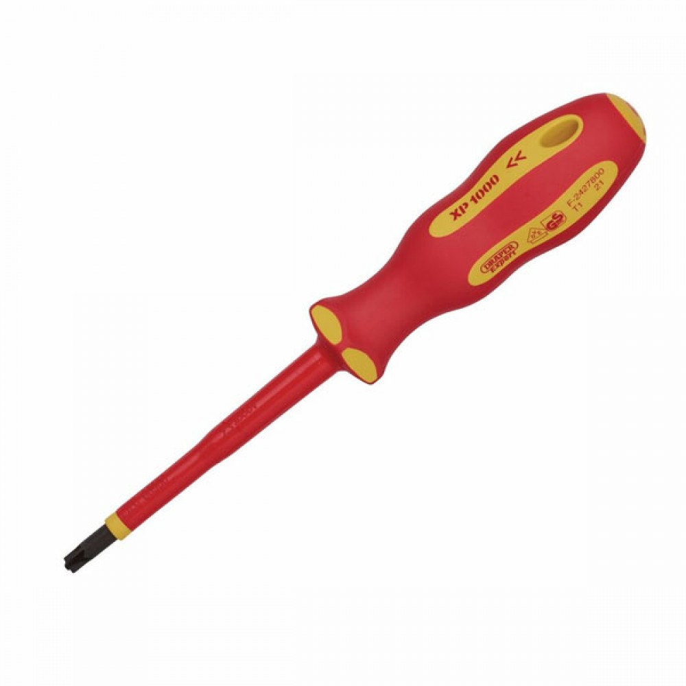 Draper XP1000 VDE PZ/SL-Type Screwdriver | No.2 X 100mm | 64495 
