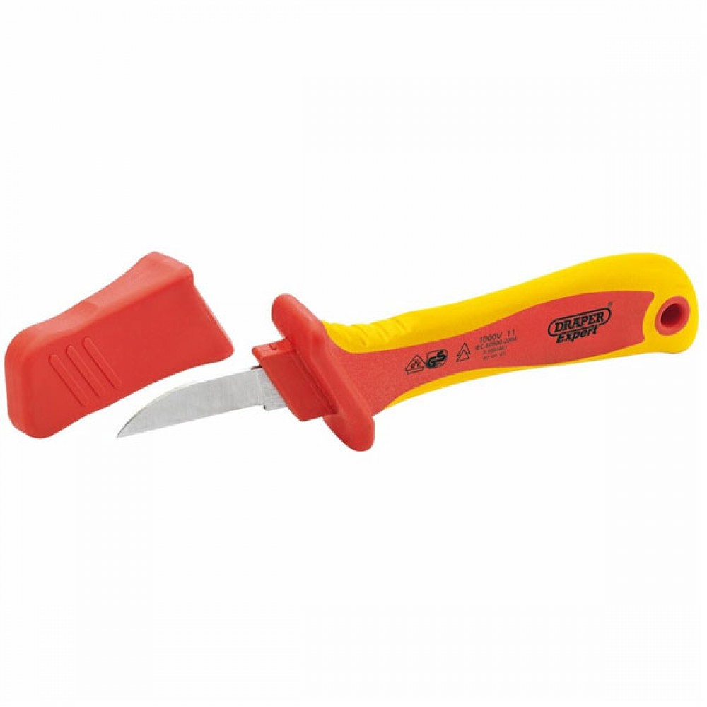Draper VDE Approved Fully Insulated Cable Knife | 200mm | 04615