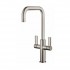Jeroni Brushed Nickel Horizontal Dual Handle