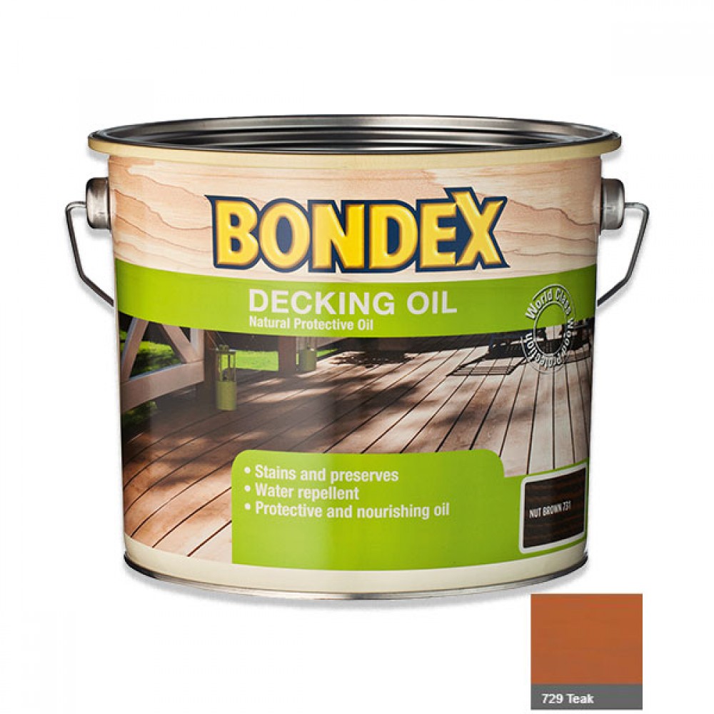 Bondex Decking Oil Teak 2.5 Litre | 467189