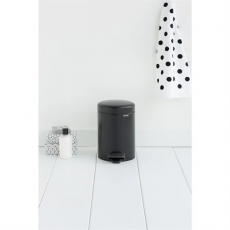 Brabantia Newicon Bin 3l Matt Black | 11 33 21