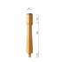 Paris Short Square Newel Post 762x91x91mm