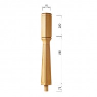 Paris Square Newel Post 862x91x91mm | Options