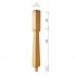 Paris Square Newel Post 862x91x91mm | Options