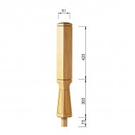 Paris Square Landing Newel Post 962x91x91mm