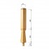 Paris Square Landing Newel Post 962x91x91mm