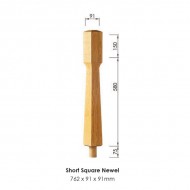 Monaco Square Newel Post 762x91x91mm | Options
