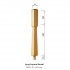 Monaco Long Square Newel Post 862x91x91mm | Options