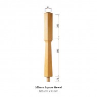 Monaco Square Landing Newel Post 962x91x91mm | Options