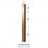 Tuscan Square Full Newel Post 1500x91x91mm | Options