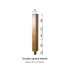 Tuscan Double Full Newel Post 813x91x91mm | Options