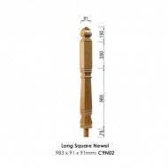 Concra Newel Post 983x91x91mm | Options