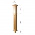 Long Square Box Newel Top With Dowel 830x91x91mm | Options