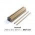 Urbana Glass Baserail Oak | Options